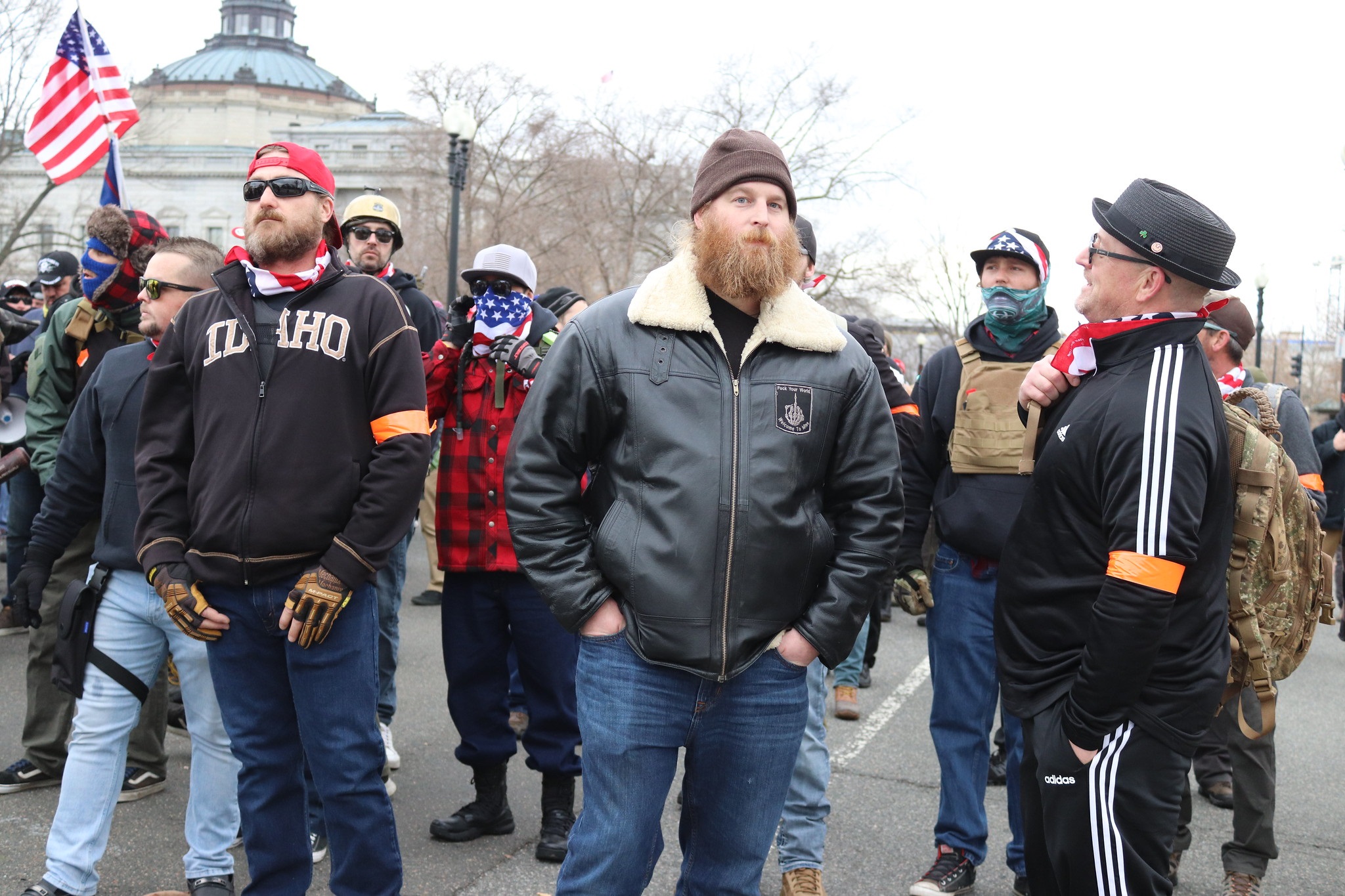 Protesters at January 6 rally in Washington DC